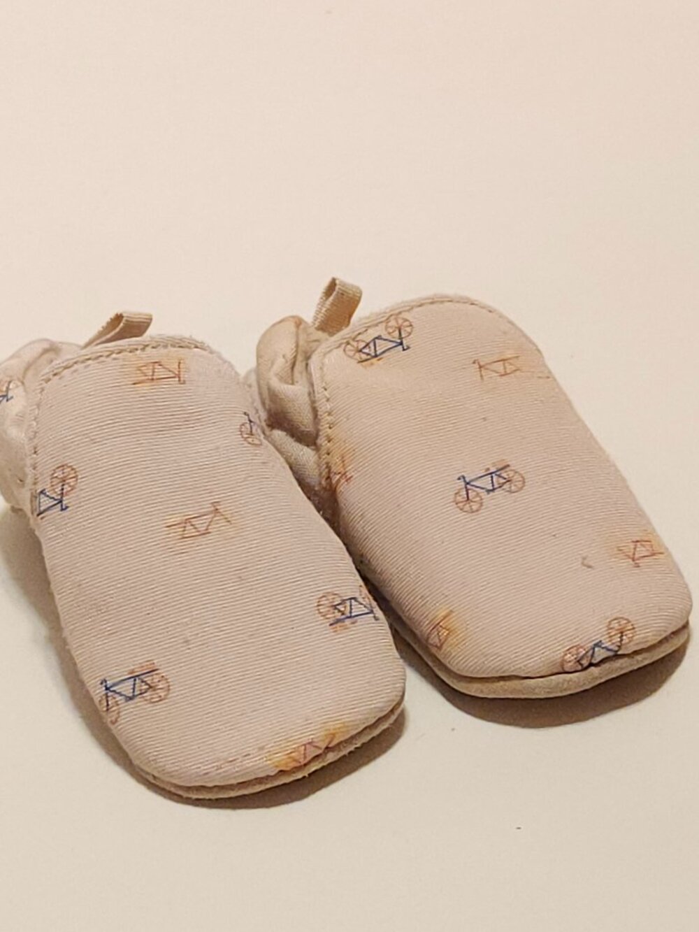 Rise Little Earthling Bicycle Print Baby Shoes Size 12-18 Months